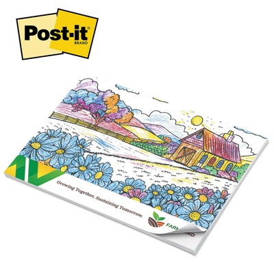 Post-it(r) Custom Printed Coloring Pads